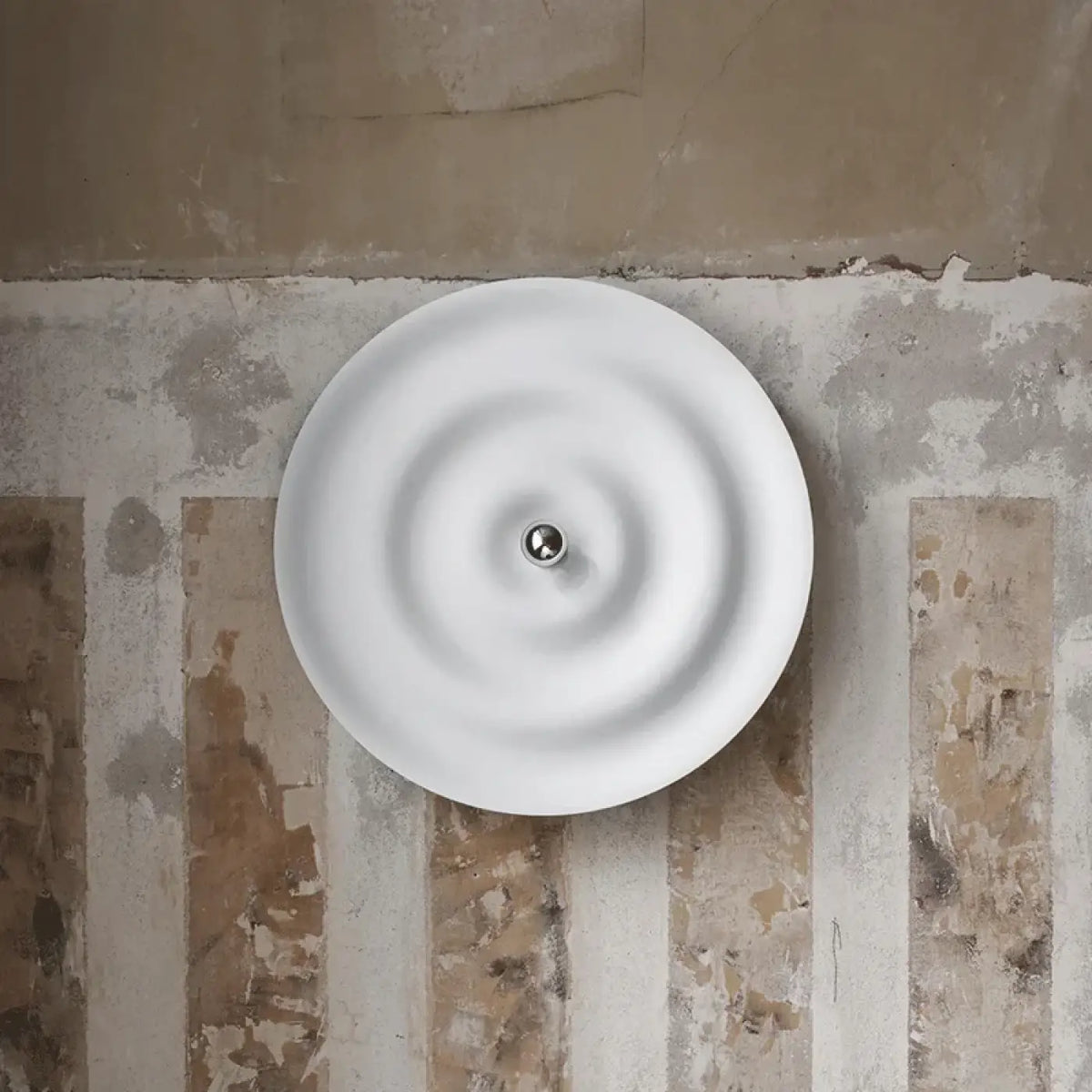 Applique murale blanche ondulée, tailles S et M
