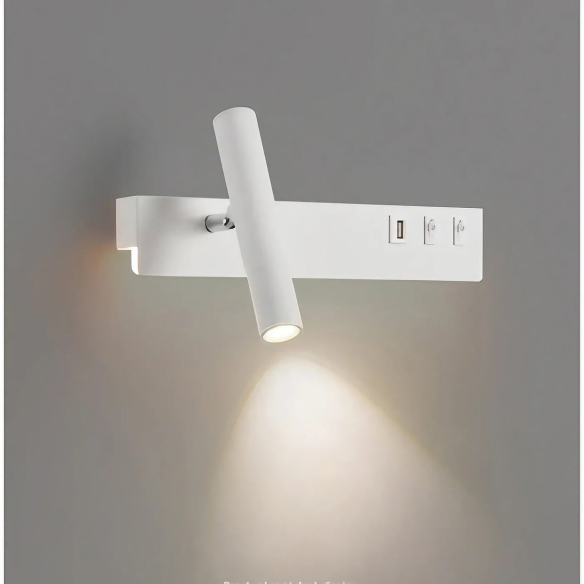 Applique tête de lit, spot orientable, blanc ou noir, gauche ou droite