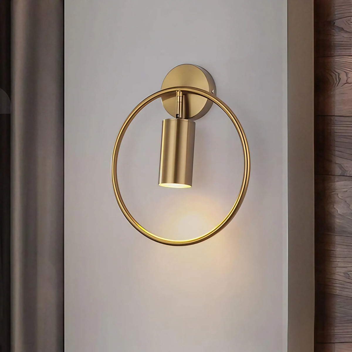 Applique murale bronze doré, trois finitions au choix, doré
