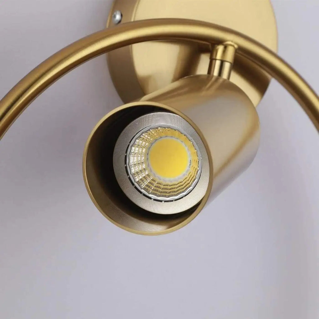 Applique murale bronze doré, trois finitions au choix