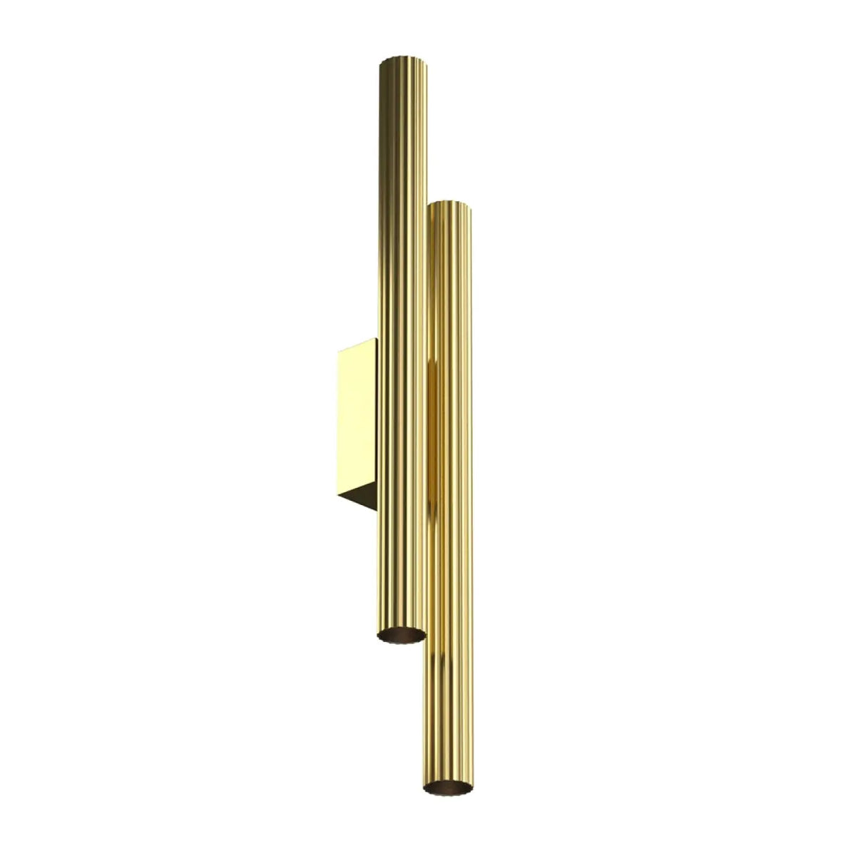 Applique murale LED linéaire cannelée, 49 cm, trois finitions