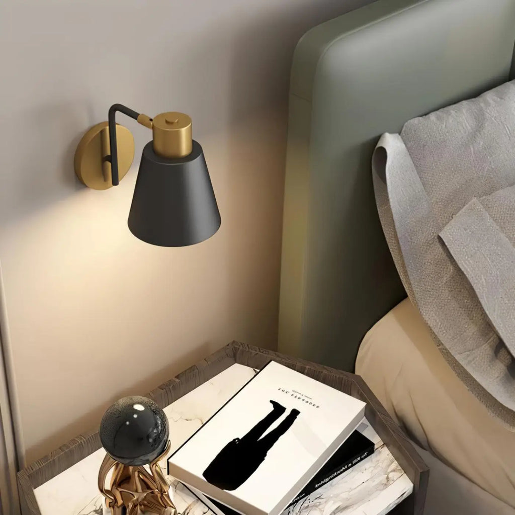 Applique murale pour chambre d'adulte, à poser près du lit