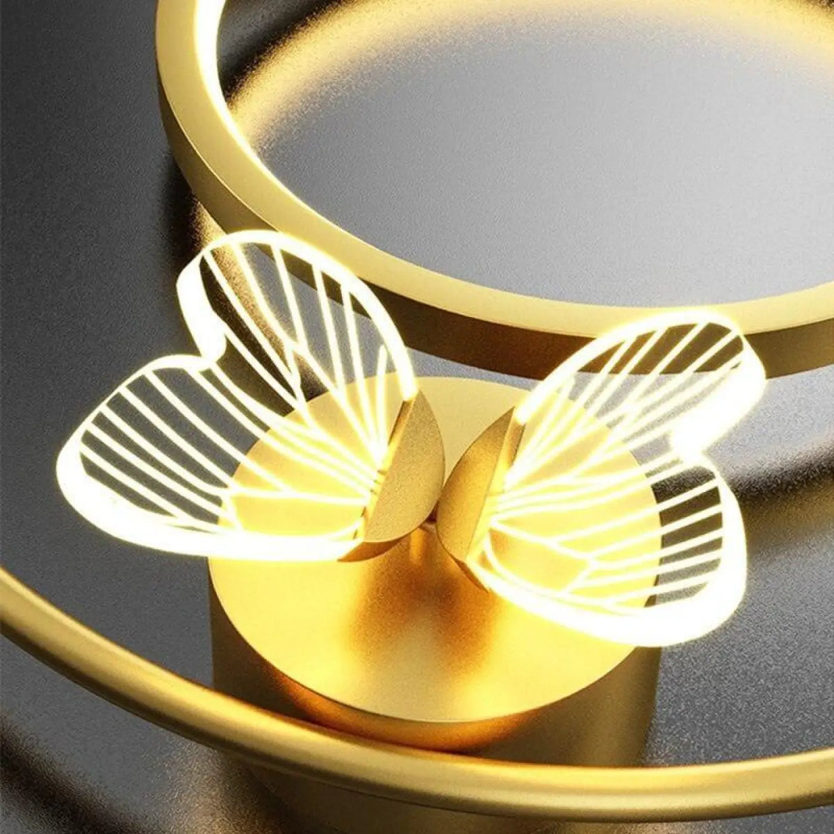 Applique murale nuage pour chambre d'enfant, noire ou dorée