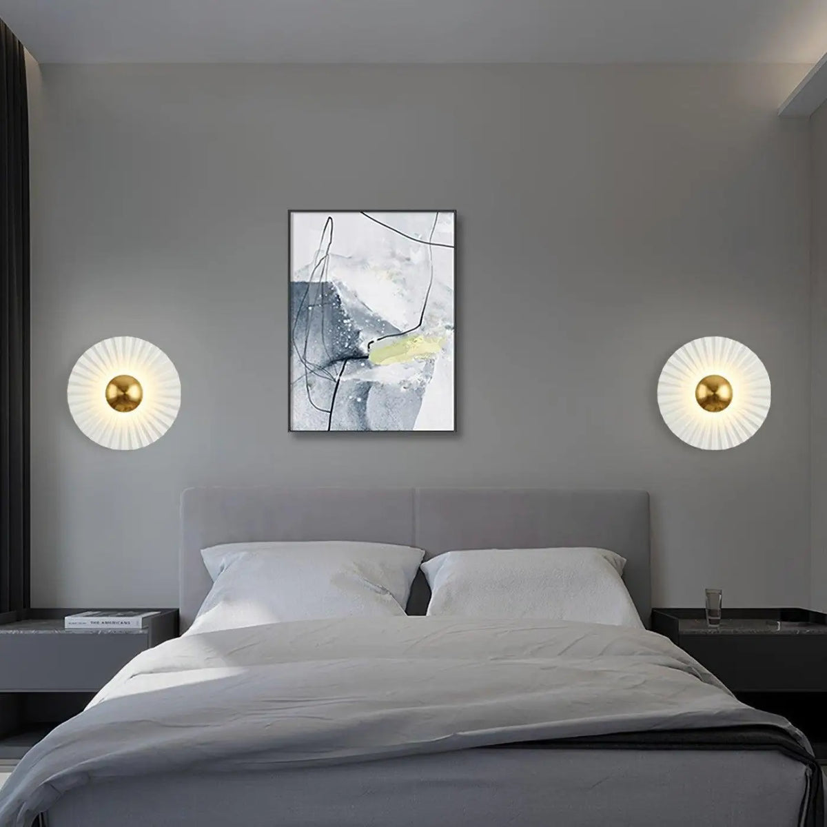 Applique murale circulaire, trois tailles