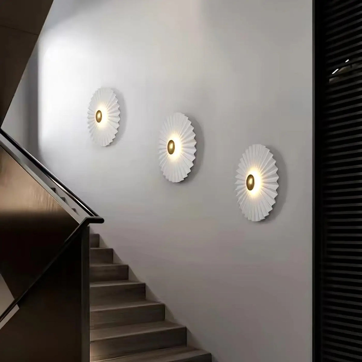 Applique murale circulaire, trois tailles