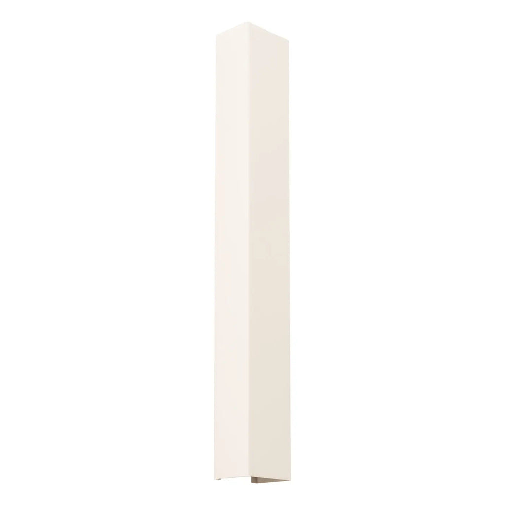 Applique murale colonne en acier pour ampoule GU10, quatre hauteurs, beige