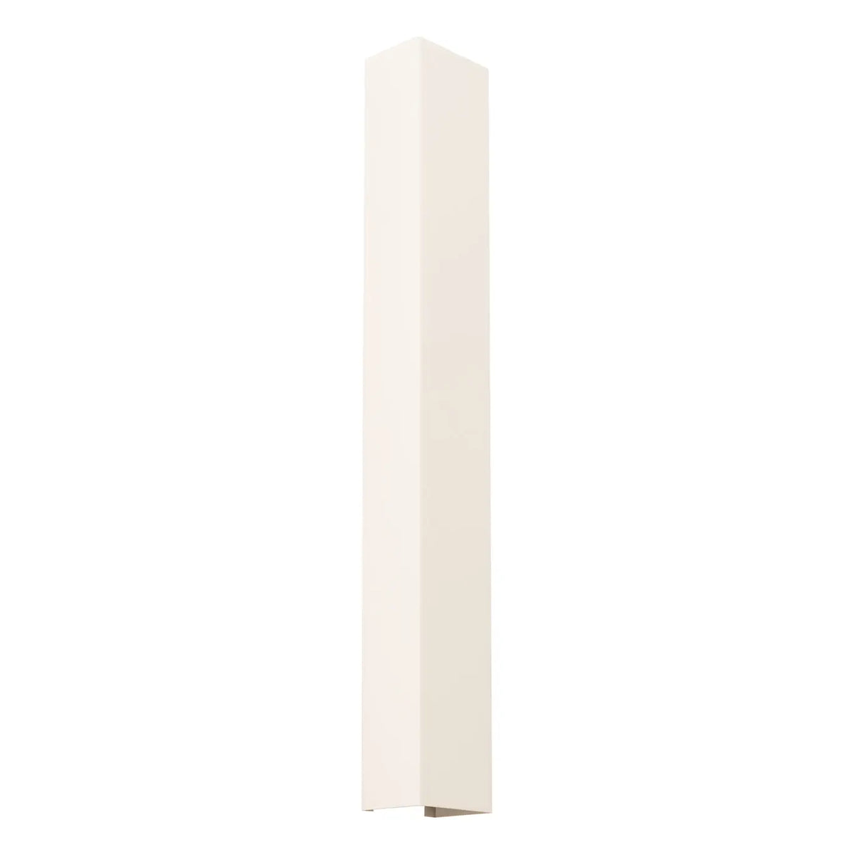 Applique murale colonne en acier pour ampoule GU10, quatre hauteurs, beige