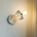 Applique murale contemporaine en métal et verre, 1 ou 2 têtes