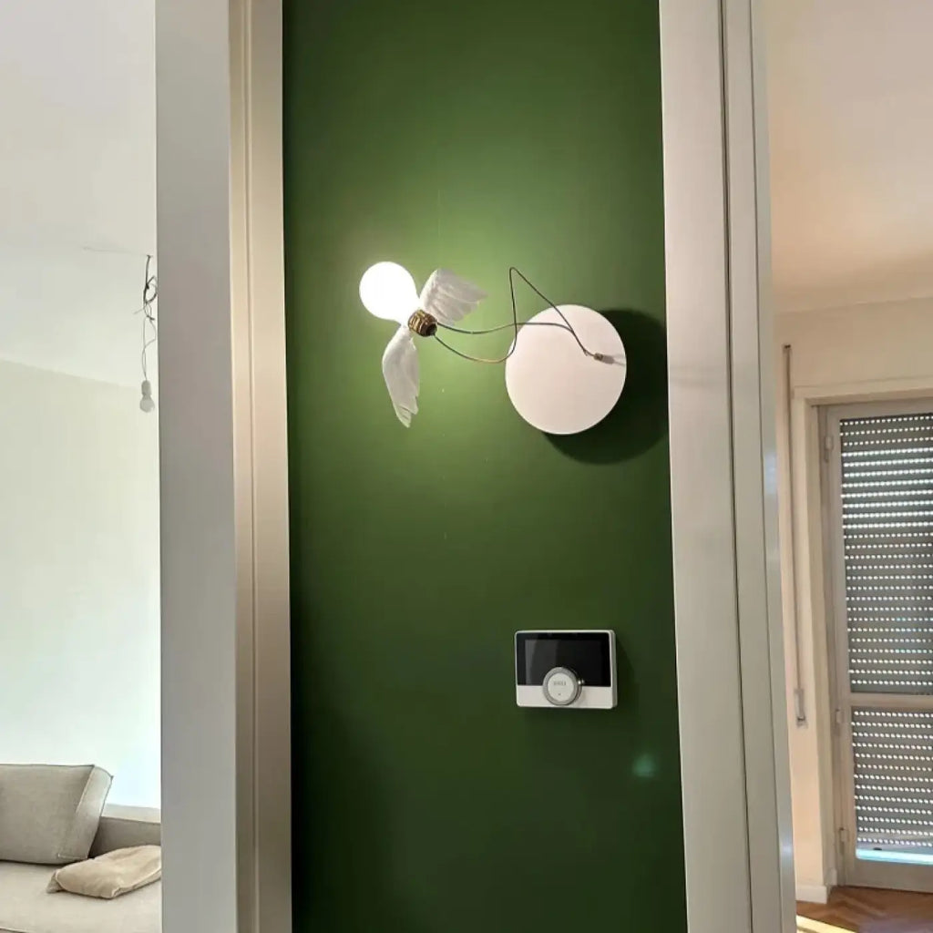 Applique murale contemporaine en métal et verre, 1 ou 2 têtes