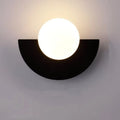 Applique murale colorée, six teintes du noir au jaune, noir
