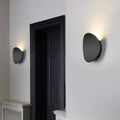 Applique murale pour couloir, noire, blanche ou dorée, noir