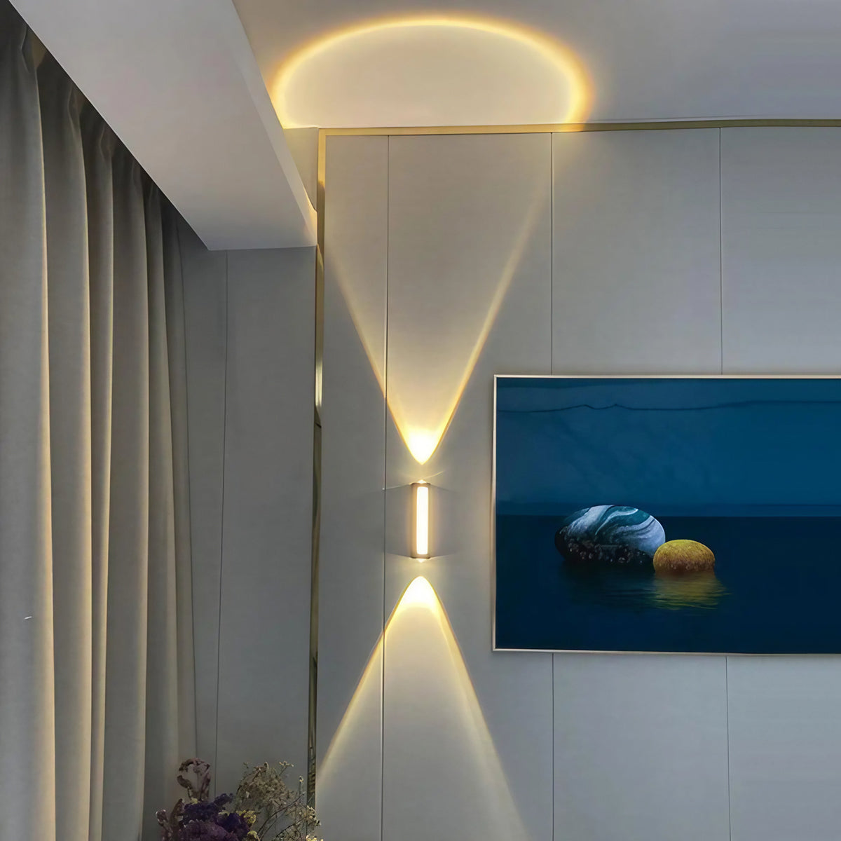 Applique murale LED pour couloir, blanc chaud ou froid