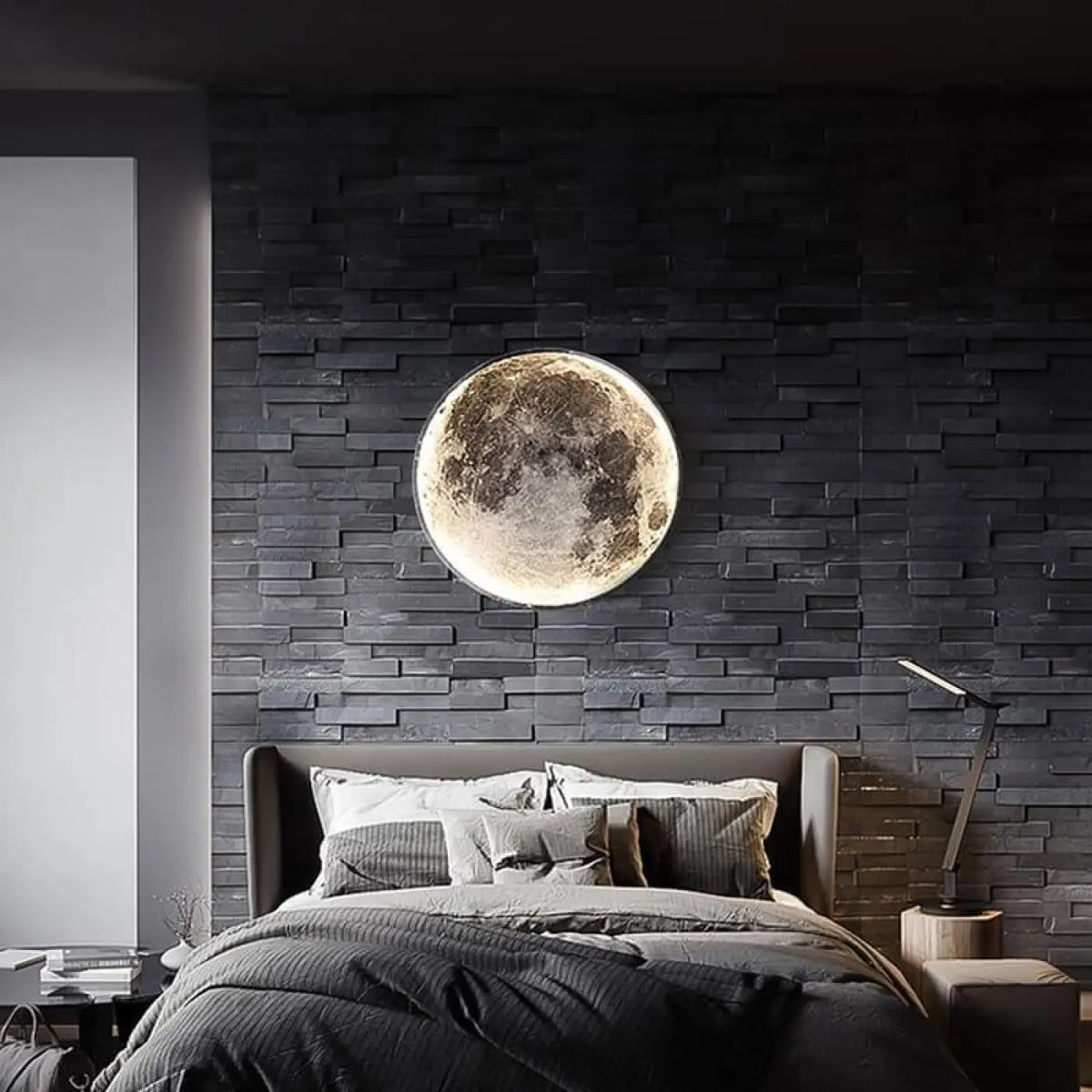 Applique murale demi-lune, quatre tailles de S à XL