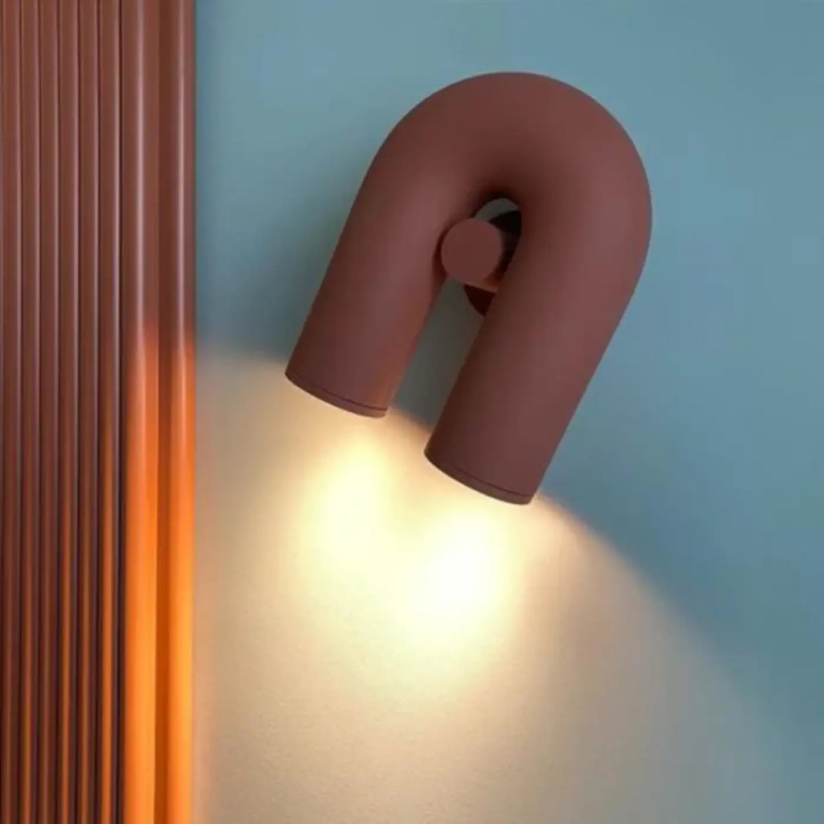 Applique murale en arche à deux points lumineux, trois coloris