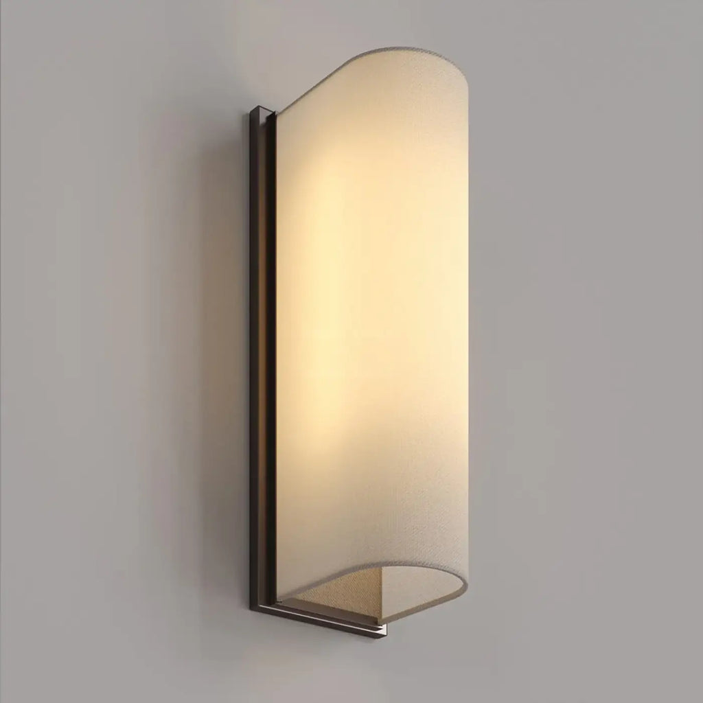 Applique murale contemporaine en verre opalin