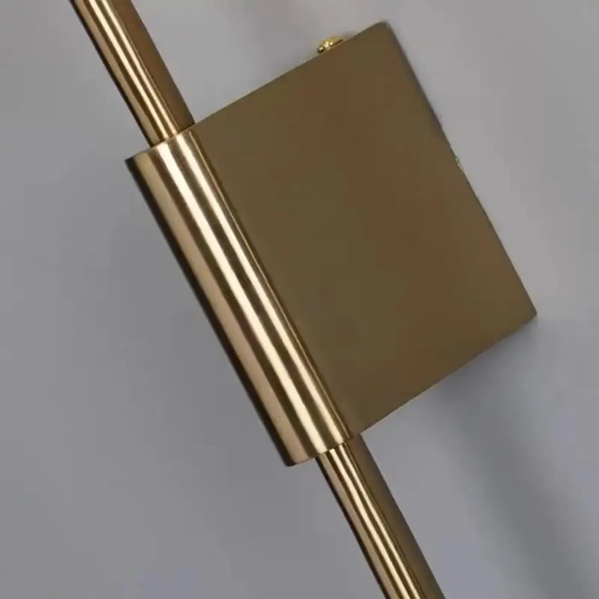 Applique murale LED dorée verticale, blanc chaud ou froid