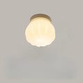 Applique murale à abat-jour arrondi en verre opale, 5 coloris, beige