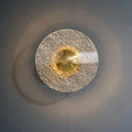 Applique murale fleur lumineuse à touches dorées, trois modèles