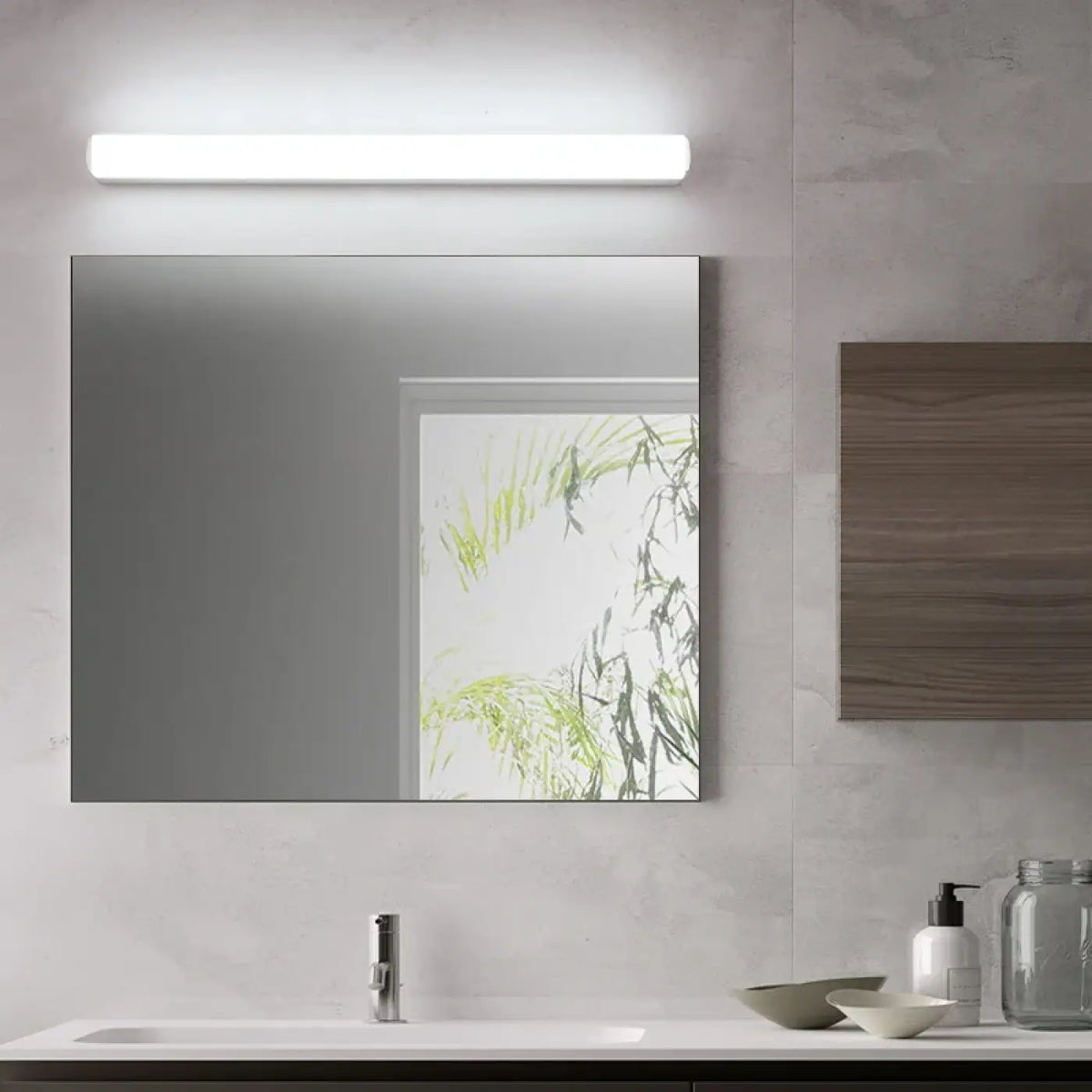 Applique murale minimaliste à lumière blanche, tailles S, M, L