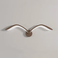 Applique murale en forme d'ailes, marron ou blanc, tailles S et M, marron