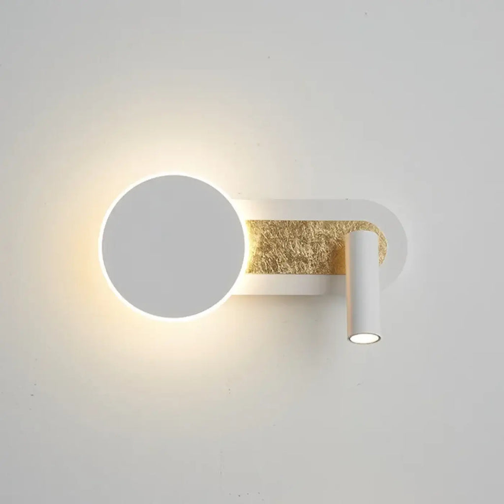 Applique murale LED moderne, noire ou blanche, blanc
