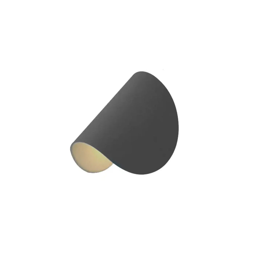Applique murale minimaliste, noir, blanc ou gris