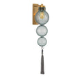 Applique murale en verre, transparent ou bleu, bleu