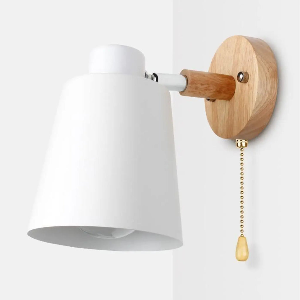 Applique murale scandinave, blanc, noir, vert ou jaune, blanc