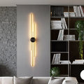 Applique murale LED moderne à trois barres, dorée ou noire, doré