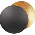 Applique murale éclipse, noir, blanc, doré ou rose doré, noir