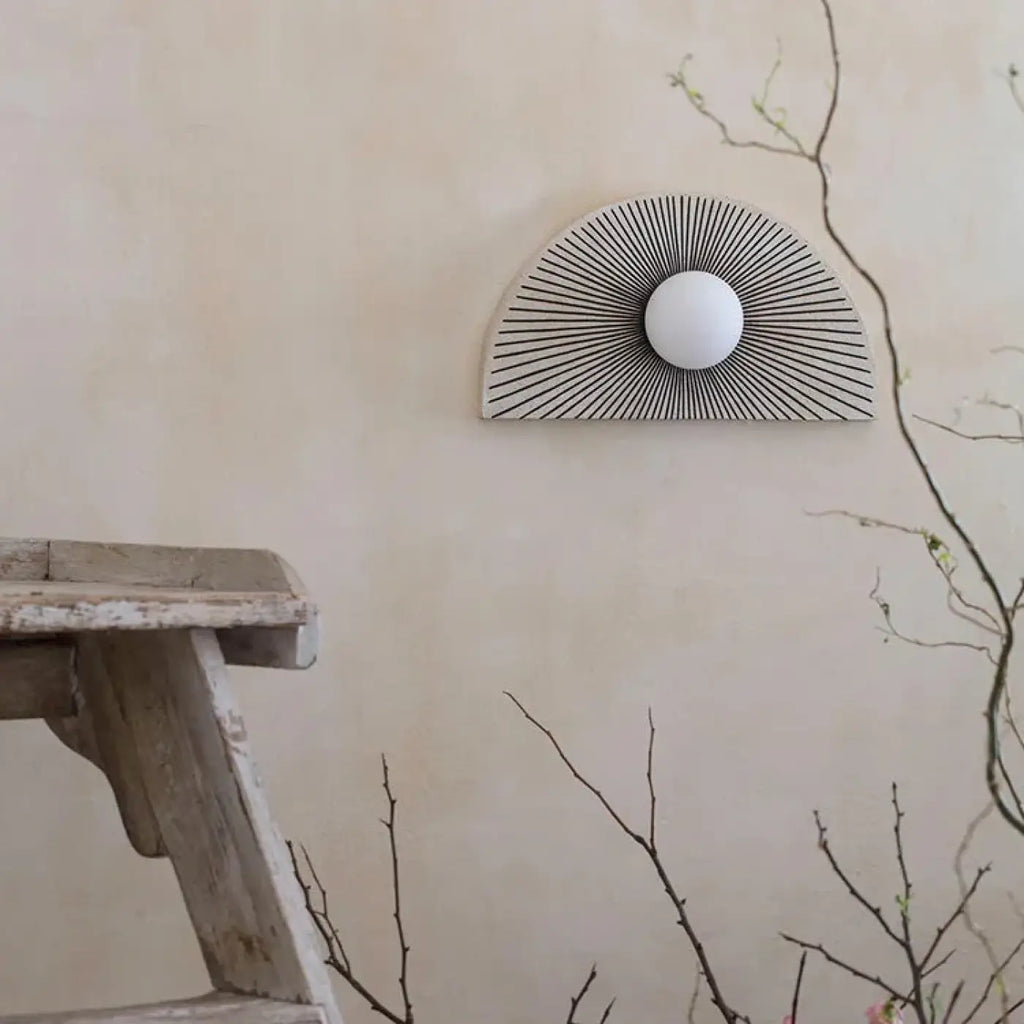 Applique murale rayée ou bicolore, trois modèles au choix