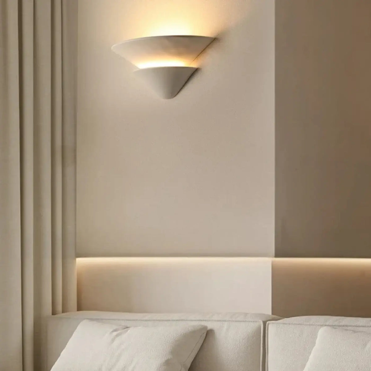 Applique murale en forme de coquille, quatre choix de lumière