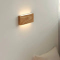 Applique murale rectangulaire en bois