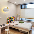 Applique murale nuage pour chambre d'enfant, trois coloris, blanc