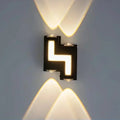 Applique murale extérieure zigzag, cinq modèles au choix