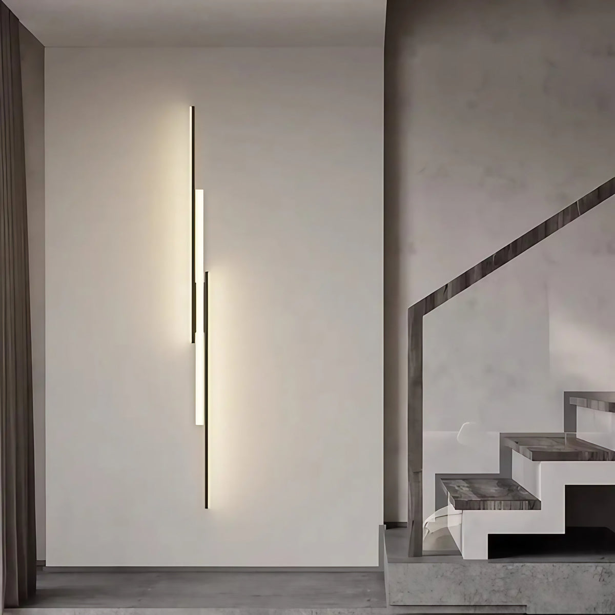 Applique murale LED fine pour couloir, tailles S, M et L