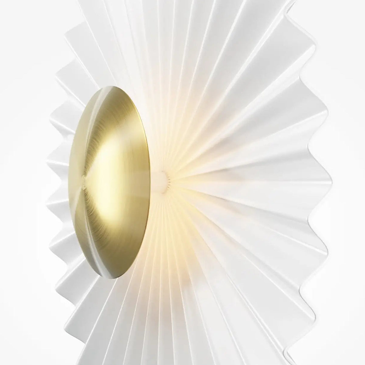 Applique murale LED fleur en métal et laiton, 30 cm
