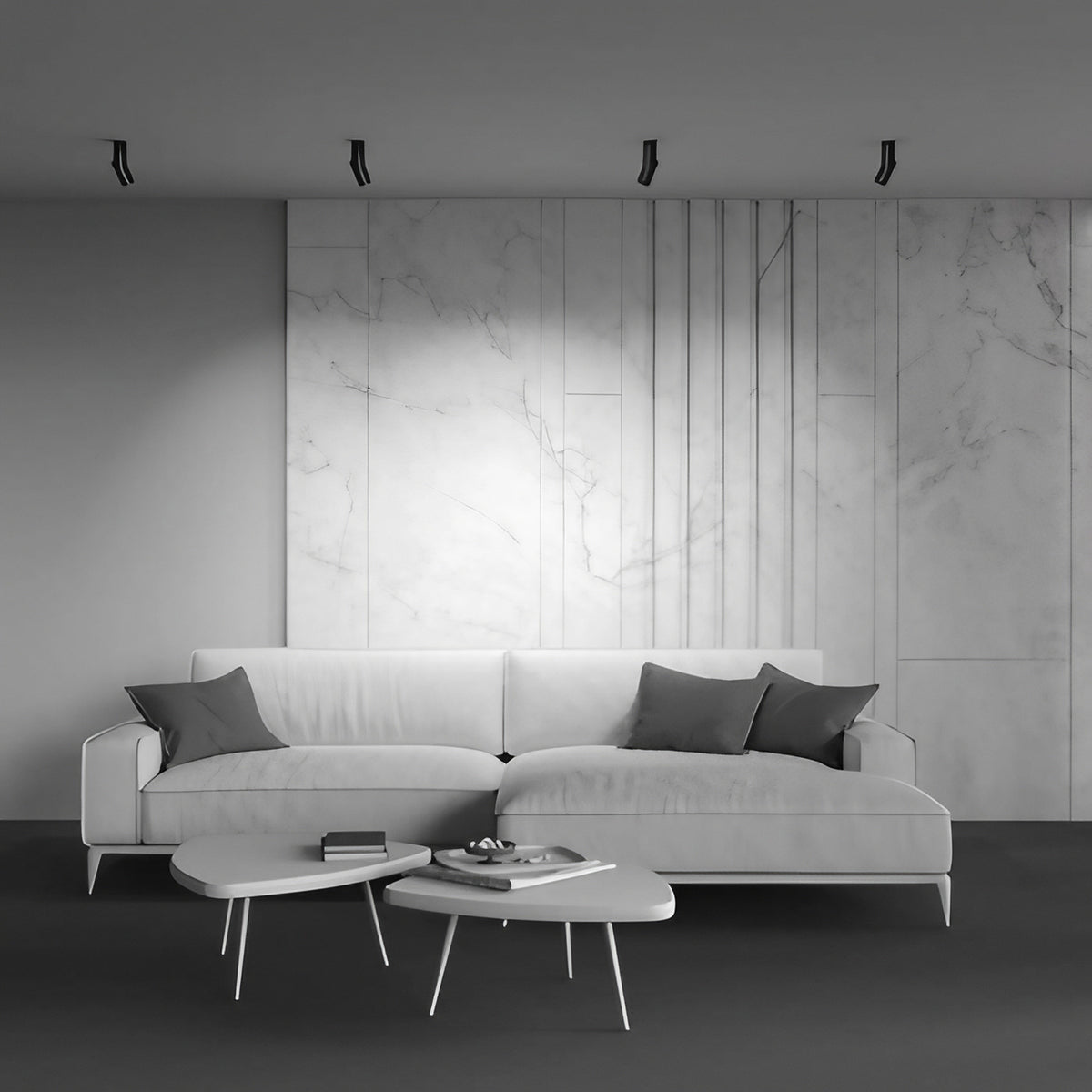 Applique murale LED en acier plié, noir ou blanc, 22 cm, noir