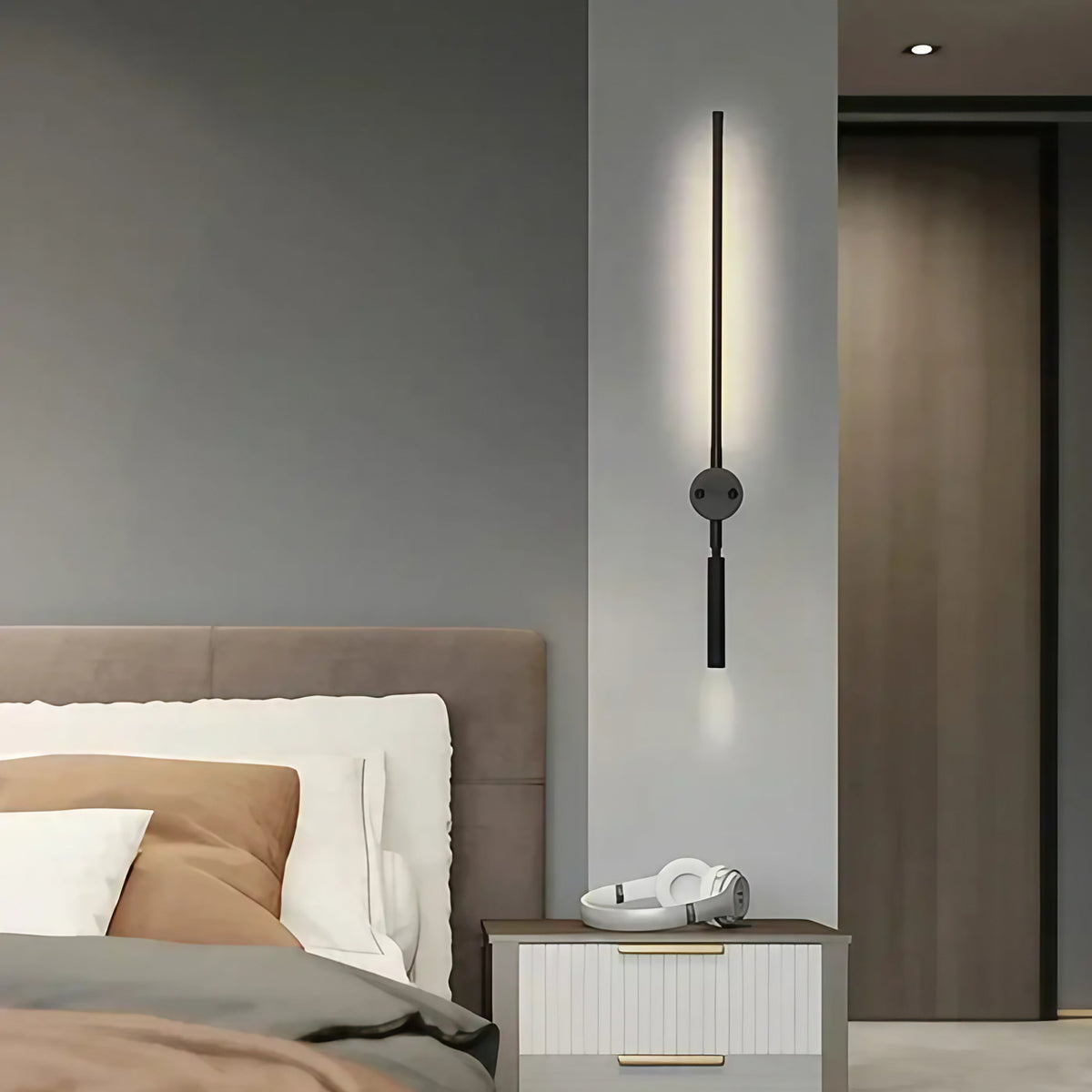Applique murale LED à tête orientable sur 360°