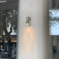 Applique murale LED chromée, base en aluminium