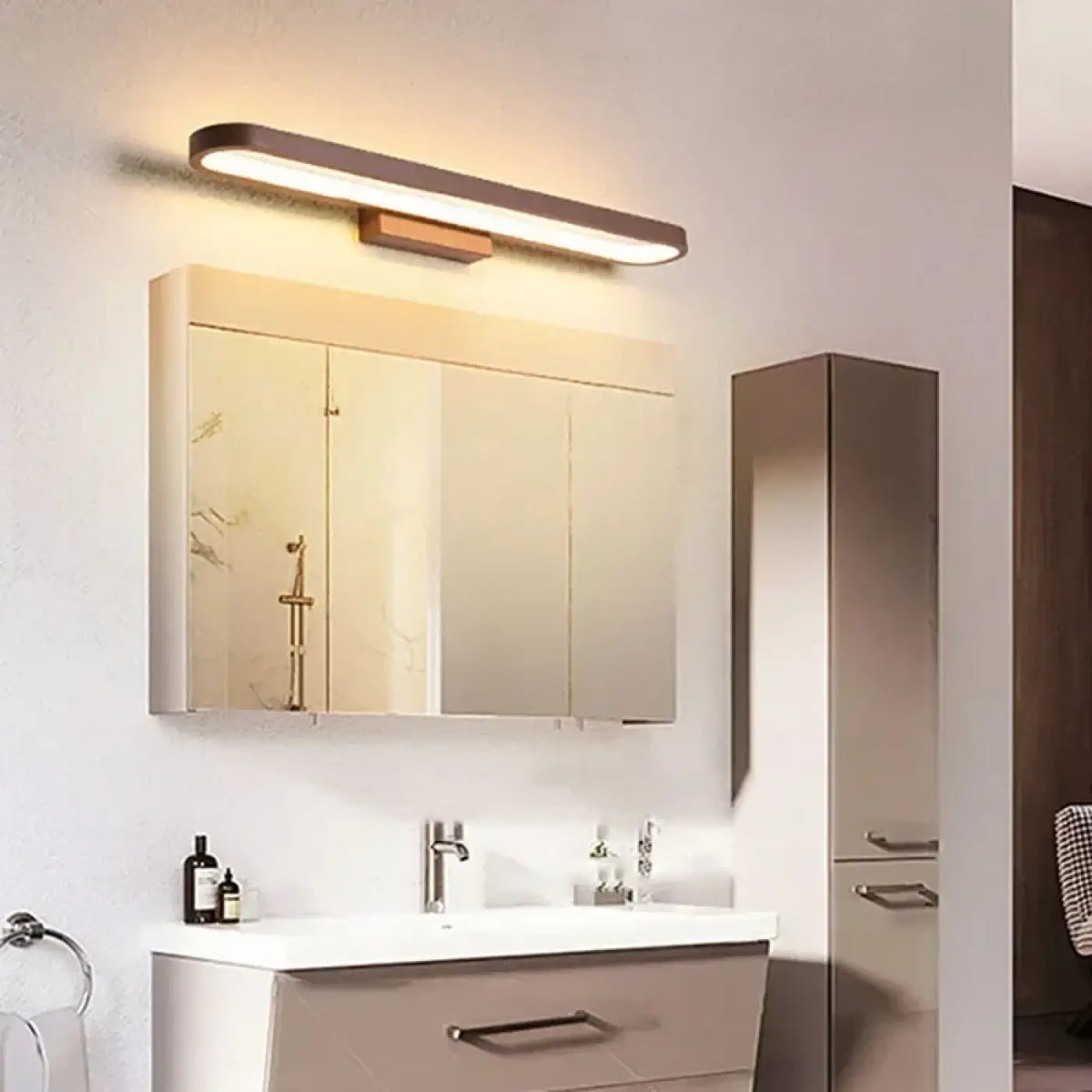 Applique murale LED marron chocolat, deux modèles