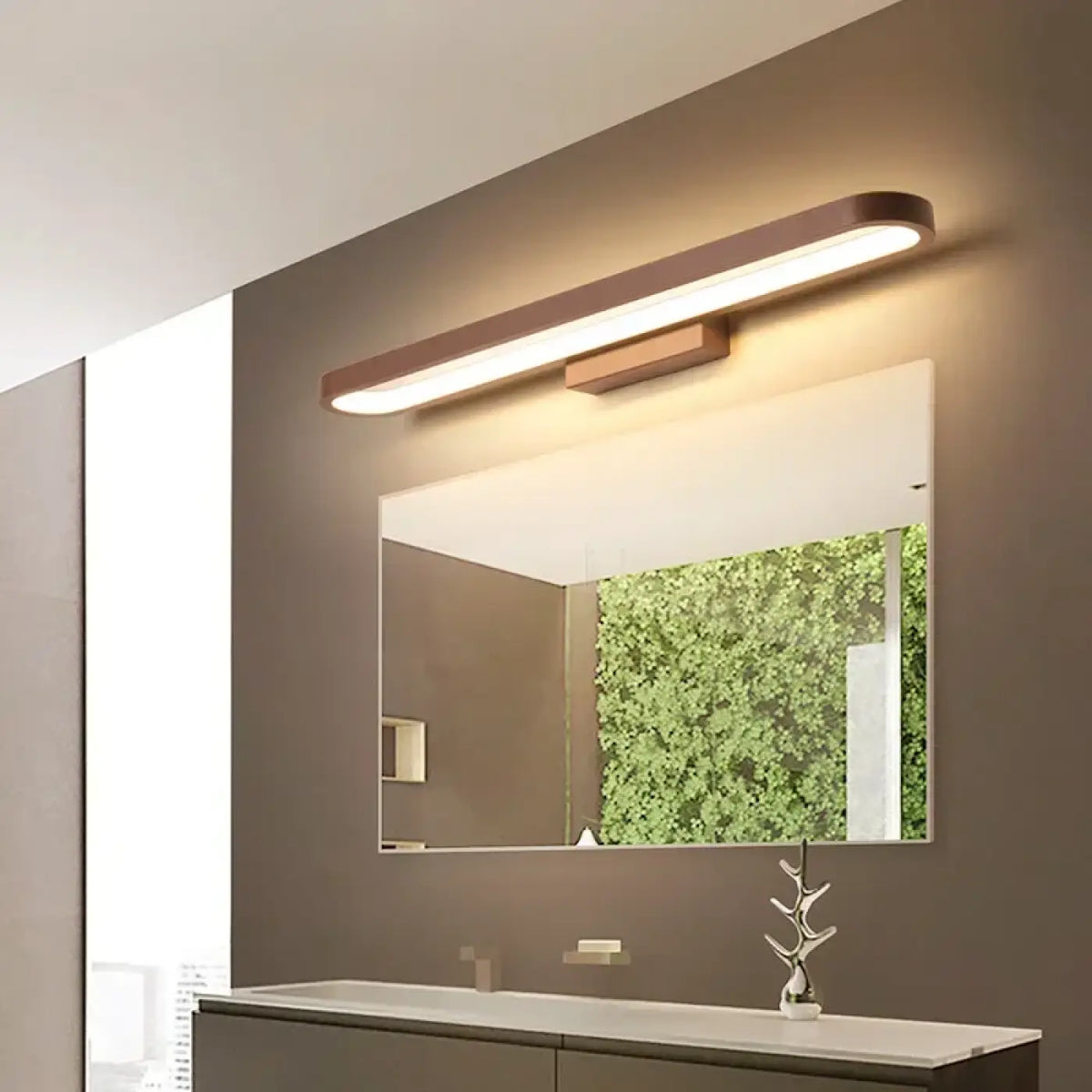 Applique murale LED marron chocolat, deux modèles