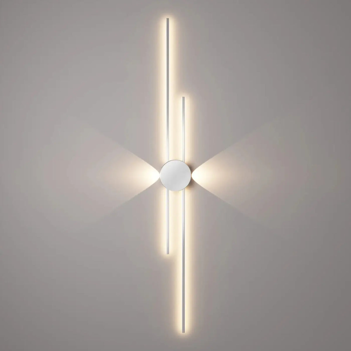 Applique murale LED graphique, noir ou blanc, trois modèles