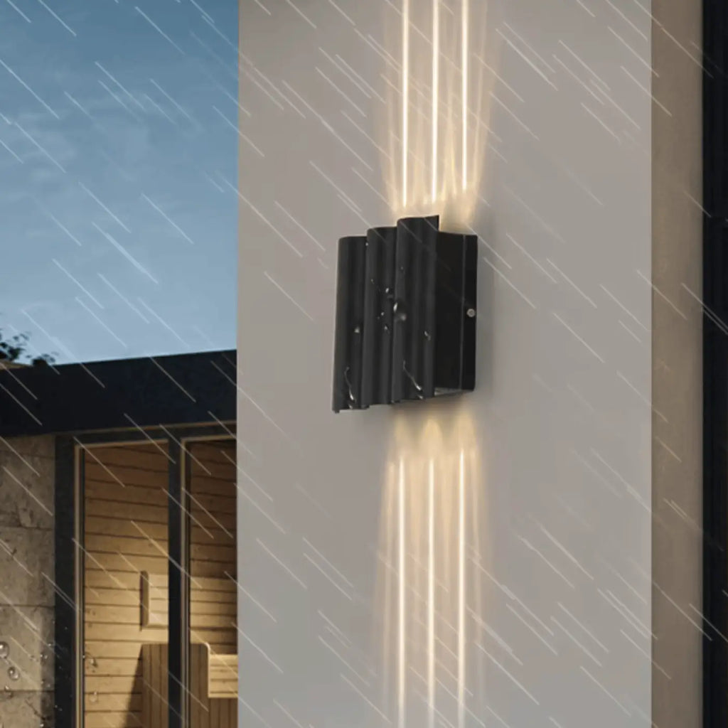 Applique murale LED aux courbes ondulées, blanc chaud ou froid