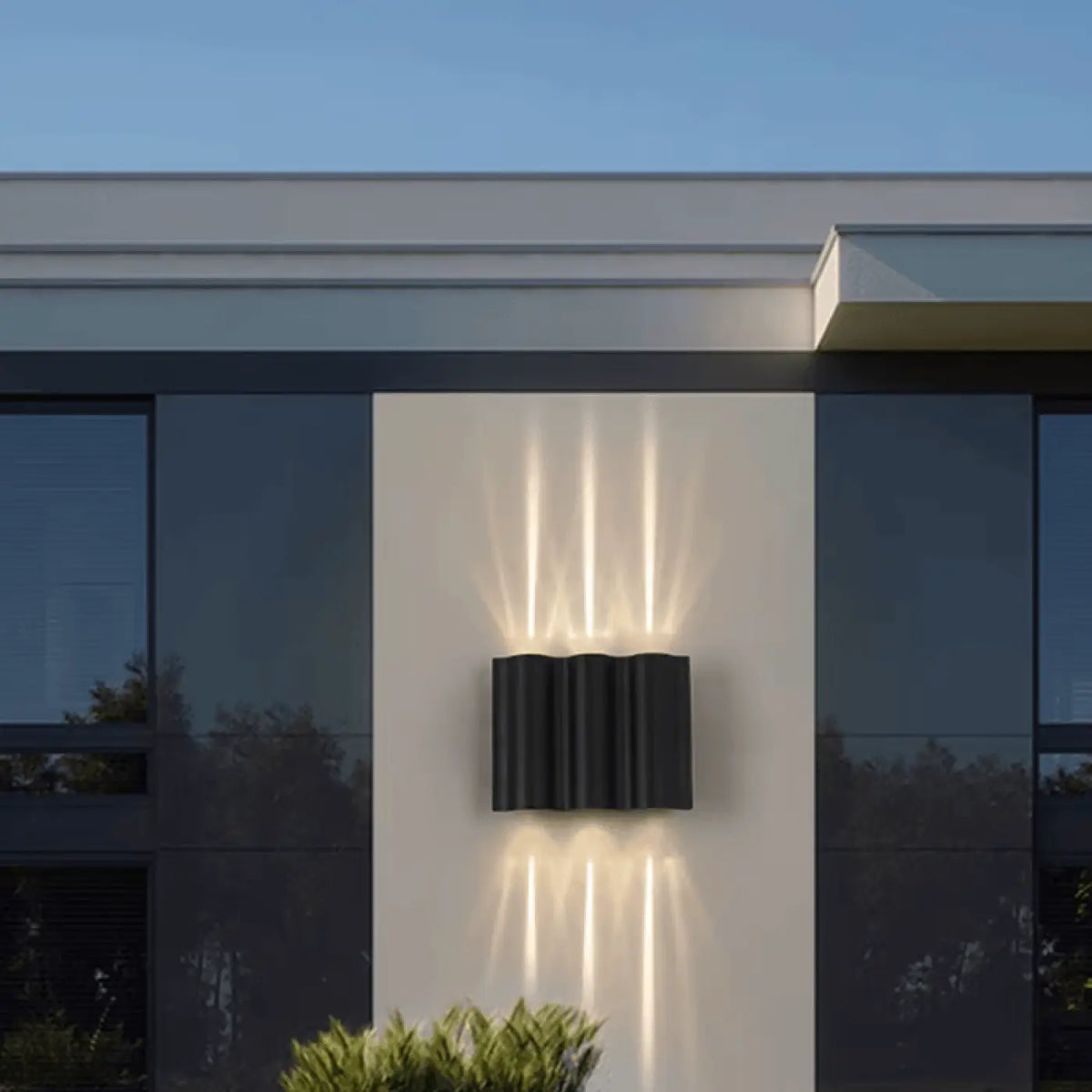 Applique murale LED aux courbes ondulées, blanc chaud ou froid