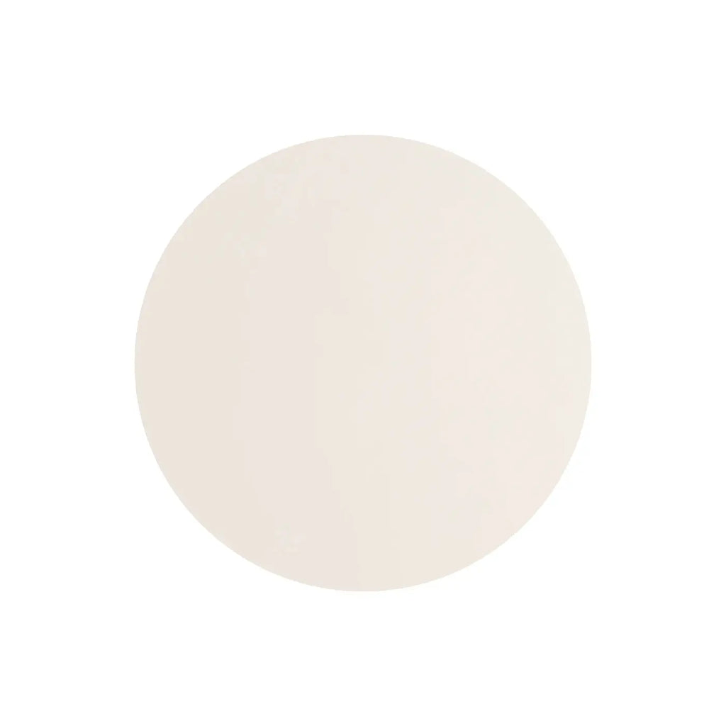 Applique murale disque en acier à halo LED, 30 cm, 20 W, beige