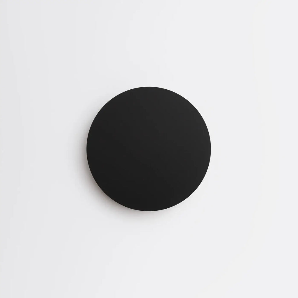 Applique murale disque en acier à halo LED, 30 cm, 20 W