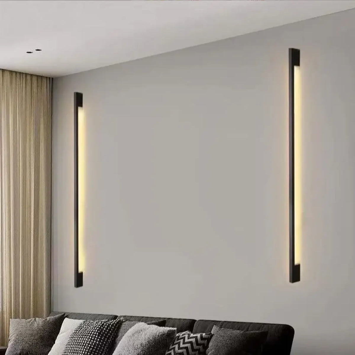 Applique murale LED barre fine, cinq tailles de S à XXL