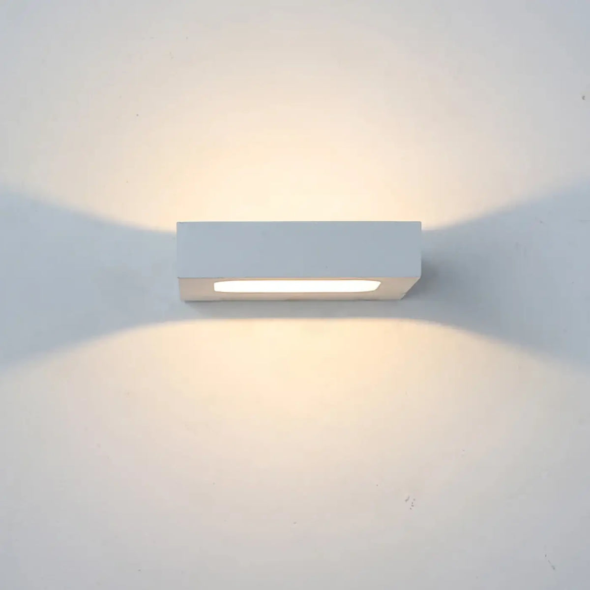 Applique murale LED géométrique, noir ou blanc