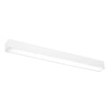 Applique réglette LED en aluminium carré, éclairage vers le bas, blanc